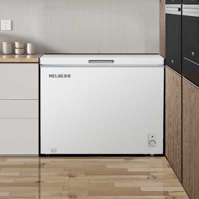 美菱 家用商用冰柜冷藏冷冻转换大容量冷柜卧式冰箱白色单温柜多档调温断电保护大容量商用冰柜 BC/BD-300DT