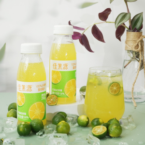 佳果源小青柠复合果汁280g*9瓶/箱非浓缩还原 小青柠原汁,清新可口,自然香甜 苏宁宜品推荐