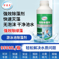 强效环保除藻剂游泳池水上乐园温泉杀藻灭藻水处理剂12瓶/箱