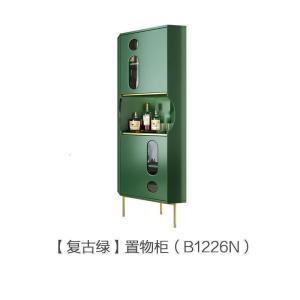 森美人后现代轻奢简约置物架三角柜风储物收纳转角柜北欧客厅墙边柜