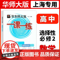 2025一课一练高三年级上册数学高中数学选择性必修二2华师大版高三第一学期沪教版上海教辅教材同步配套练习册辅导书华东师范