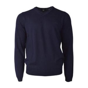 Hugo boss雨果波士针织衫男透气保暖抗皱纯棉简约修身深色通勤