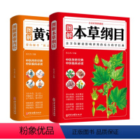 [正版]全2册 黄帝内经+本草纲目 白话彩图典藏版李时珍原著全套白话版药草书彩图版中医养生入门大全中药材中草药图解中医