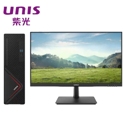 紫光 信创台式机电脑 海光3350/16GB/1TB SSD/2G独显+23.8显示器 D3830 G3 套