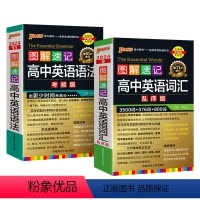 [套装]词汇乱序+语法 高中通用 [正版]全国通用2024新版图解速记高中英语词汇3500词乱序版高一高二高三单词书高考