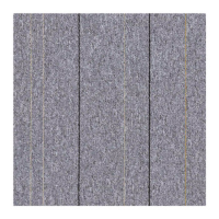 杜晶 办公室方形拼接地垫 灰色条纹50*50cm 片