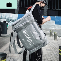 初中书包女时尚潮流韩版高中学生校园大容量背包男双肩包滑板包NEW LAKE