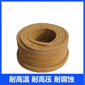 盛京联硕 棉纱盘根油浸盘根绳 10*10mm (10公斤) 卷
