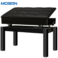 莫森(MOSEN)MS-22C实木升降电钢琴琴凳 双人钢琴椅古筝凳鼓凳成人儿童初学凳子 实木升降琴凳