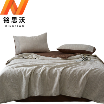 铭思沃四件套1.5*2.0米床 夏野咖 套