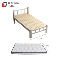 富力华驰 单人床+垫子套装 1.2M 套