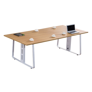 慧采云 办公家具培训桌洽谈桌简约会议桌大型开会桌办公桌会议桌会议台板式会议桌2.4m