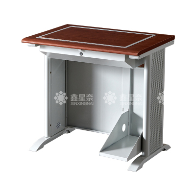 鑫星奈XXN4012422 隐藏式翻转电脑桌培训桌教室机房多媒体学习桌办公桌C款单人位