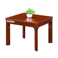 臻远 ZY051314 方茶几实木贴皮茶几 长600*宽600*高450mm 单位:1张