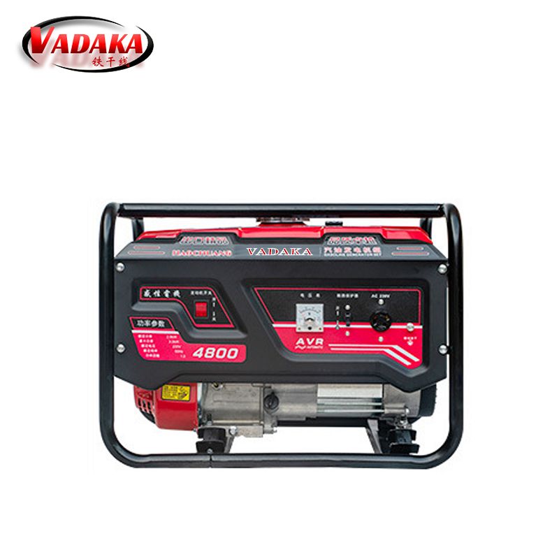 VADAKA便携式户外汽油移动式220v小型商用发电机5kw电启动-220V台