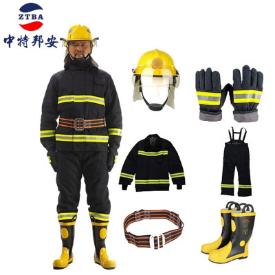 消防服 中特邦安 ZT-XFF12 分体式 黑色 均码