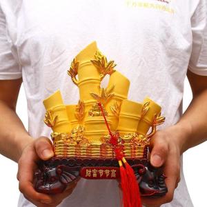 家柏饰(CORATED)财富节节高竹子摆件电视柜酒柜客厅工艺饰品乔迁新居礼品