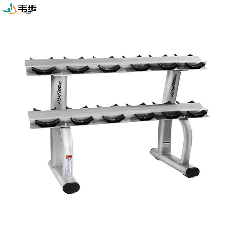 韦步健身器材健身房专用6付哑铃架托立式私教商用双层哑铃架