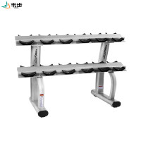 韦步健身器材健身房专用6付哑铃架托立式私教商用双层哑铃架