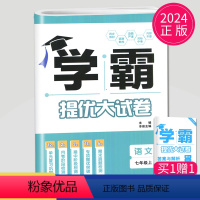 语文 国一上册 人教版 初中通用 [正版]2023新版学霸提优大试卷年级下册八年级九年级上册语文数学英语化学物理人教苏科
