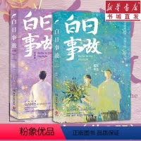 [正版]白日事故 套装2册 高台树色送透明卡牌N多周边赠品现代都市青春文学小说实体书 晋江长佩文学作品 青梅屿纸飞机