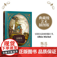 金银岛 法国百年艺术出版社甄选出品典藏级装帧附赠有声书法国新派插画大师领衔创作全彩插图寻宝正版童书学生寒暑假读物