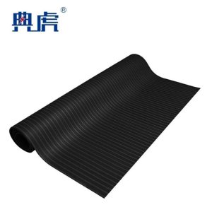 典虎 绝缘垫 黑色条纹5mm*1.5m*5m 卷