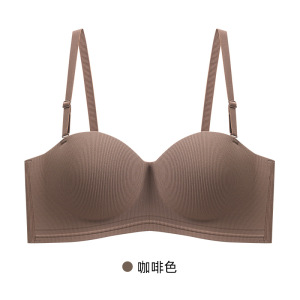 原版无痕提拉内衣女蜜桃杯漫画小胸聚拢外扩显大防下垂无钢圈文胸