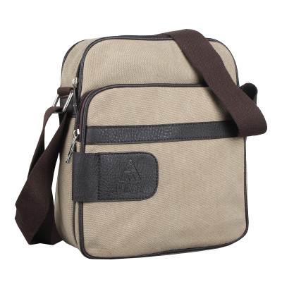 男士单肩包休闲帆布小包韩版潮流单肩斜跨男包ipad单肩背包潮流包H712