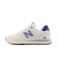 New balance经典复刻复古跑鞋奶油蓝拼接撞色缓震休闲运动鞋