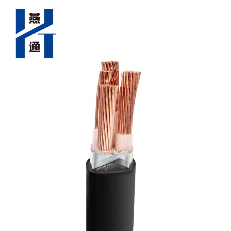 燕通 YJV22四芯铠装电源线 0.6/1KV-YJV22-4*10平方/米