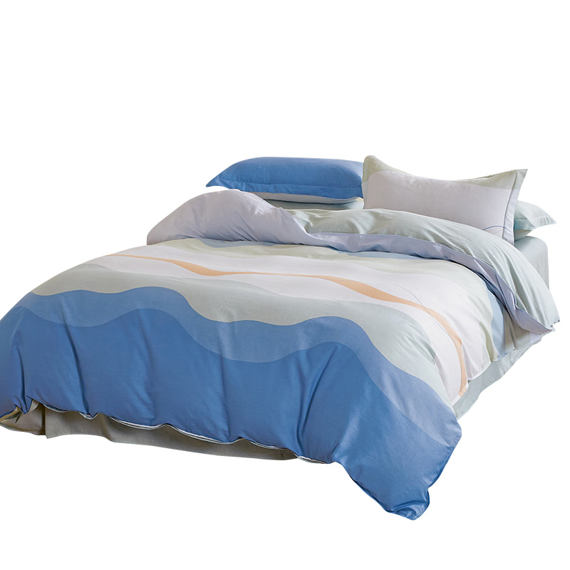 天琴床品四件套230*250cm柔软舒适天空之镜纯棉佳品TQ-T174