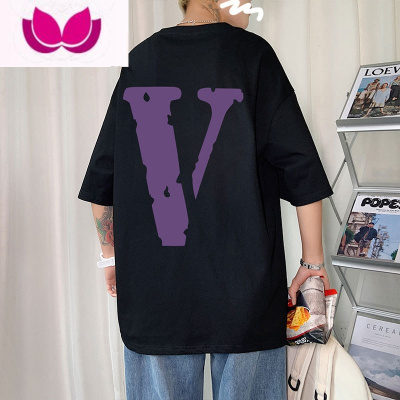 七斓短袖t恤男休闲ins潮流百搭宽松大码半袖体恤夏季韩版潮牌圆领上衣