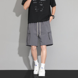 夏季新款短裤男运动休闲简约百搭潮流宽松舒适外穿男士L-10XL