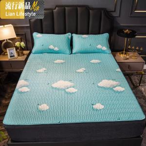 乳胶凉席夏天泰国天然空调软席子1.8m床可水洗三件套冰丝席 三维工匠凉席/凉枕