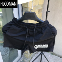 HLCOMAN休闲短裤男夏季薄款新款宽松三分裤运动直筒中裤外穿潮流沙滩裤子