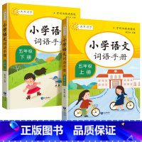 [五年级上下册]词语手册 小学五年级 [正版]2024版教学练小学语文词语手册五年级上册下册人教版语文词语积累句子专项训