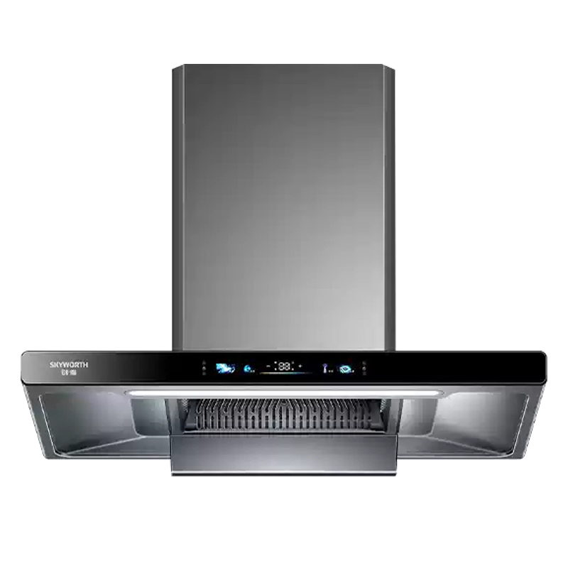 创维(Skyworth)油烟机Y010 家用抽油烟机18大吸力油烟机 彩屏智控 自动清洗挥手智控