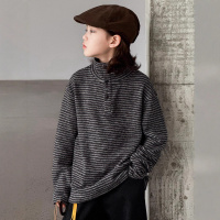 儿童装男童冬装毛衣中大童秋冬款高领男孩冬季加厚针织打底衫