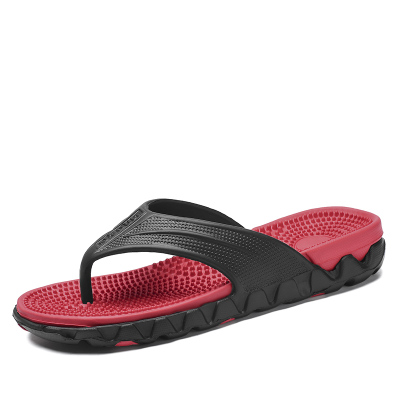 羊骑士2020新款男士拖鞋凉拖鞋男平底青年休闲居家穿按摩保健人字拖男