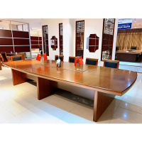匡大会议桌6.0米会议桌H1608-6000H(6000W*2100D*770H 马肚弧边)