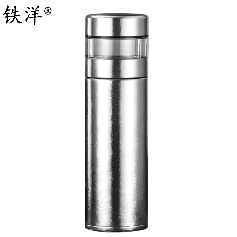 铁洋 纯钛茶水分离显温保温杯 500ML 个