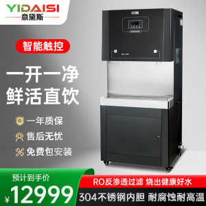 意黛斯(YIDAISI)商用净水器直饮水机公司学校办公室开水器直饮机RO反渗透 YDSAGK-120GT-RO 一开一净