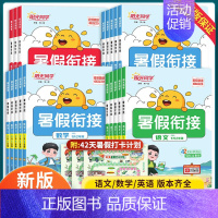 语数(人教) 五升六 [正版]2024秋阳光同学暑假衔接作业一升二升三升四升五升六年级下册语文数学英语全国人教北师江苏教