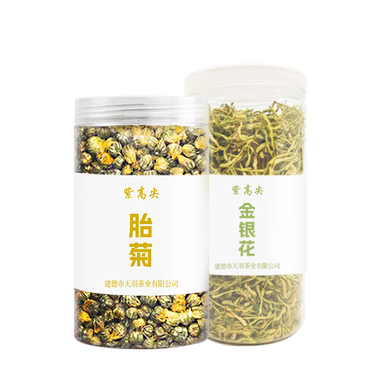 紫高尖胎菊金银花200g组合装