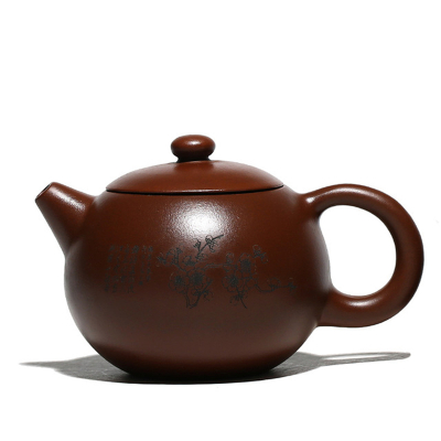 宜兴原矿紫泥梅兰竹菊西施壶套装定制紫砂壶（梅兰菊随机1件如需特定留言备注）