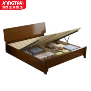 中泰(jongtay)1.5米实木床中式单双人高箱床 J-CDZ61