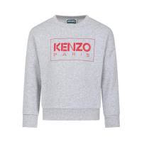 高田贤三(Kenzo)女童运动卫衣棉涤混纺罗纹圆领舒适百搭休闲套头