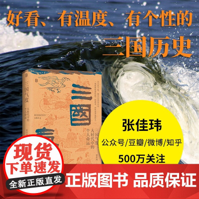 三国气度 大时代中的个人命运 张佳玮 著 历史
