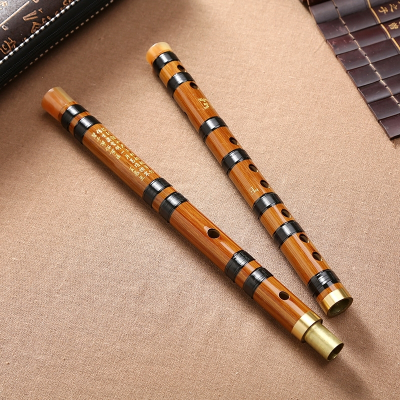 笛子初学成人零基础苦竹笛子学生儿童初学横笛竹笛专业精制乐器G调（适合儿童初学）+8件套+书本教材+皮革笛盒